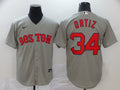 Men's Boston Red Sox David Ortiz Gray Replica Baseball Jersey
