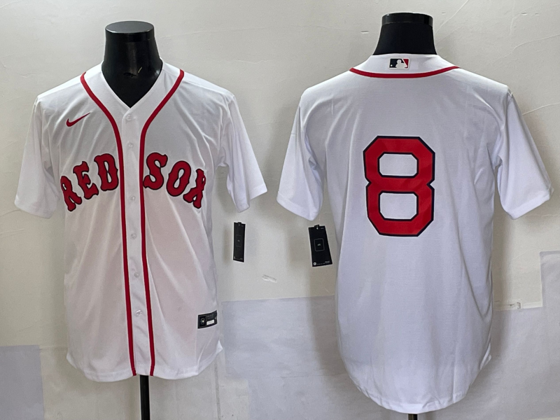 Men's Boston Red Sox Carl Yastrzemski White Replica Player Jersey