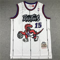 Men's Toronto Raptors Vince Carter Mitchell & Ness White Classics Jersey