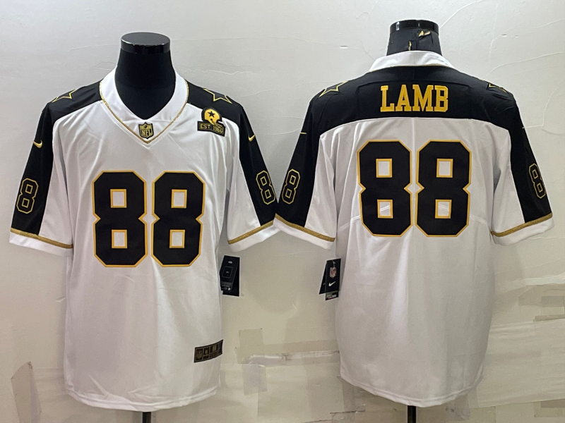 Men's Dallas Cowboys CeeDee Lamb White Player Jersey