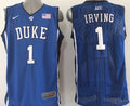 Men's Duke Blue Devils Kyrie Irving Blue Player Jersey