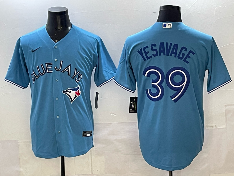 Men's Toronto Blue Jays Trey Yesavage Powder Blue Replica Player Jersey