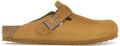 Birkenstock Boston Suede Embossed 1025647 Butterscotch Brown Sandals