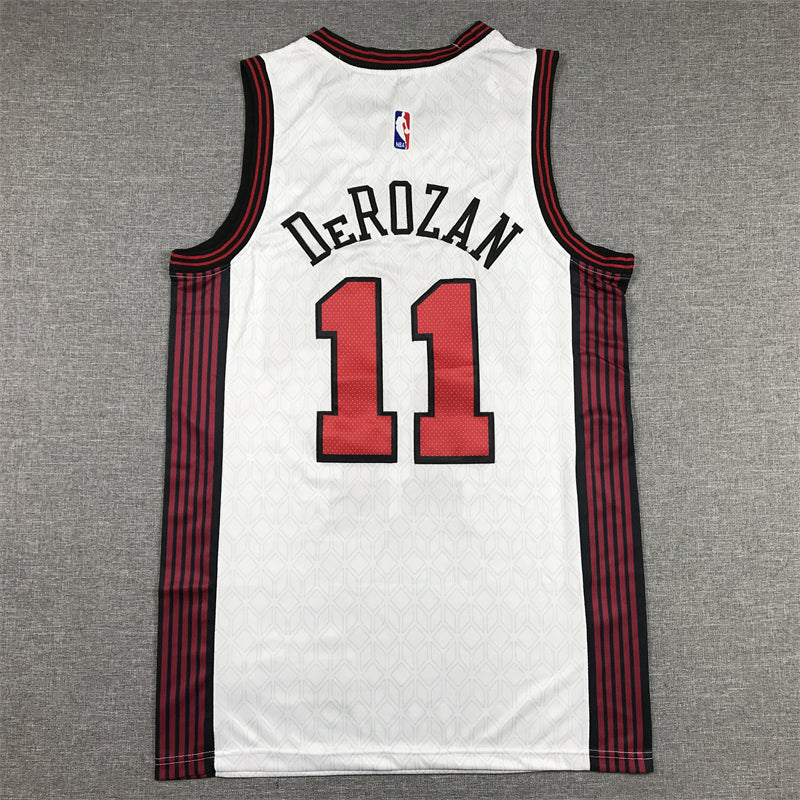 Men's Chicago Bulls DeMar DeRozan White 2022/23 Swingman Jersey - City Edition
