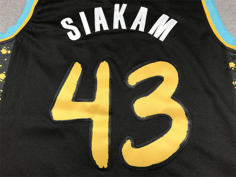 Men's Indiana Pacers Pascal Siakam Black 2023/24 Swingman Jersey - City Edition