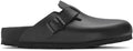 Birkenstock Boston Exquisite Leather 1023744 Black Sandals