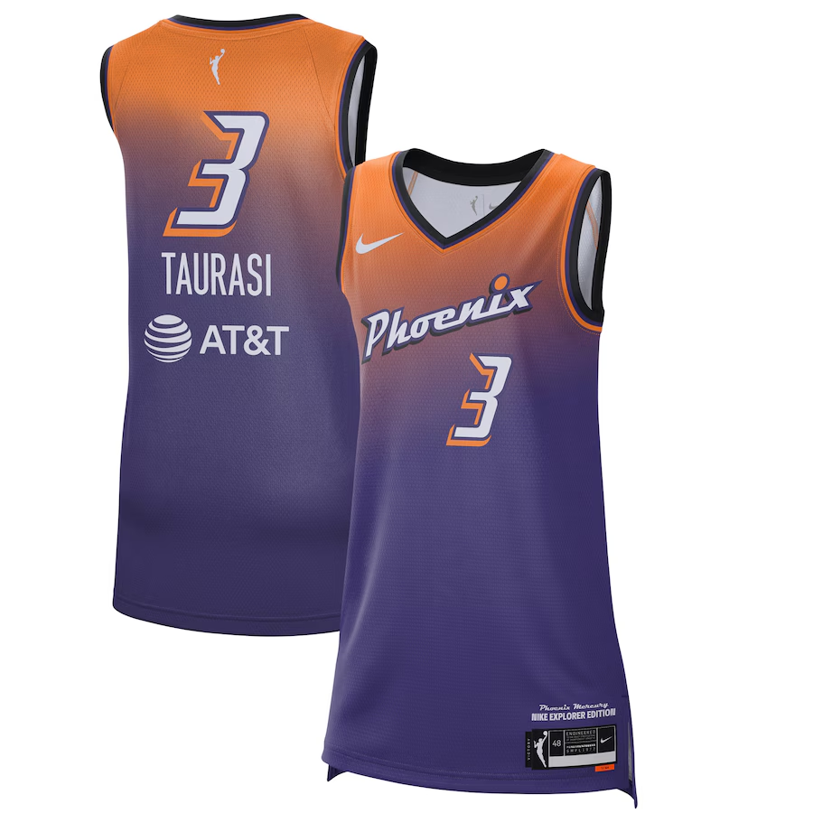 Men's Phoenix Mercury Diana Taurasi Purple Explorer Edition Victory Jersey