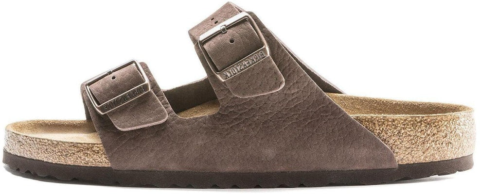 Birkenstock Arizona 1019007 Brown Suede Slide Sandals