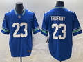 Men's Seattle Seahawks Marcus Trufant Royal Alternate Game Jersey