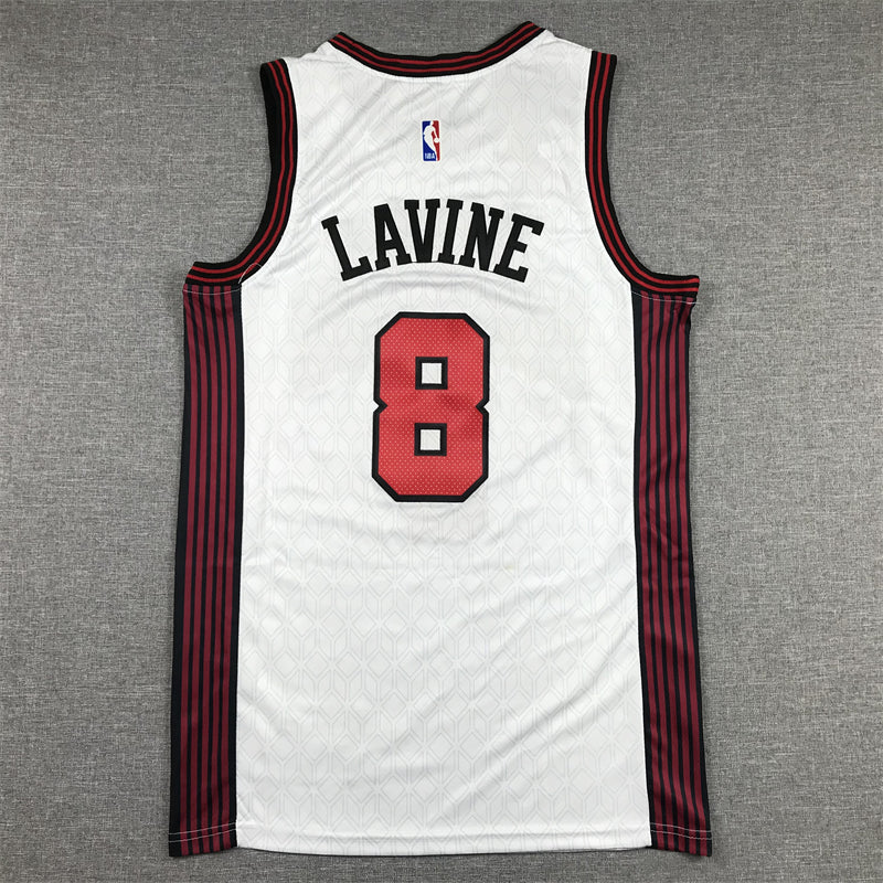 Men's Chicago Bulls Zach LaVine White 2022/23 Swingman Jersey - City Edition