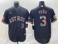 Men's Houston Astros Jeremy Pena Black Replica Baseball Jersey