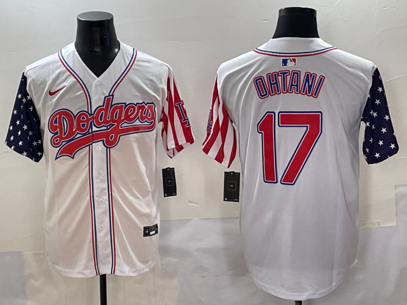 Men's Los Angeles Dodgers Shohei Ohtani White Replica Game Jersey