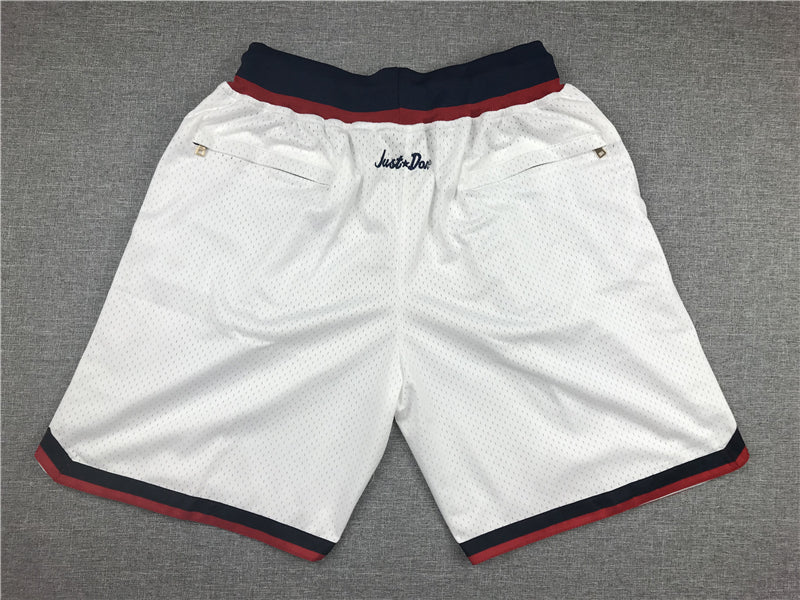 Men's Washington Wizards White Basketball Shorts