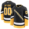 Men's Pittsburgh Penguins Fanatics Black Alternate Premium Custom Jersey