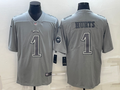 Men's Philadelphia Eagles Jalen Hurts Gray Atmosphere Fashion Game Jersey