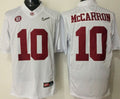 Men's Alabama Crimson Tide A.J. McCarron White Player Game Jersey