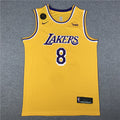 Men's Los Angeles Lakers Kobe Bryant -24 Yellow Swingman Player Jersey