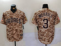 Men's San Diego Padres Jackson Merrill Camo USMC Alternate Replica Player Jersey