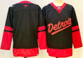 Men's Detroit Red Wings Fanatics Black Blank Player Jersey