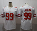 Men's San Francisco 49ers Javon Kinlaw White Game Jersey