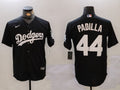 Men's Los Angeles Dodgers Vicente Padilla Black Player Jersey