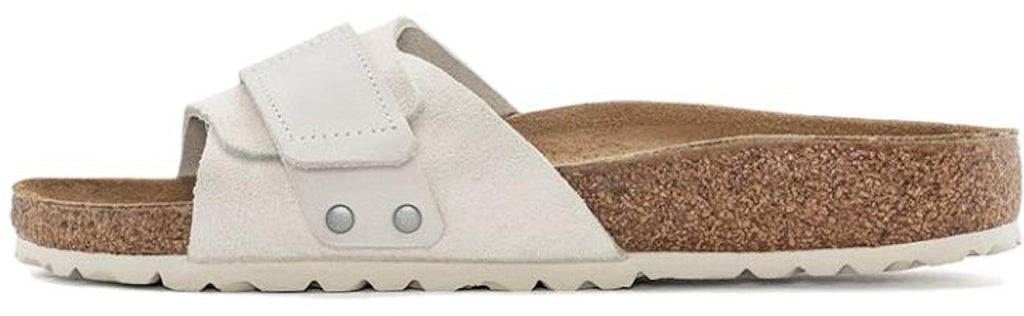 Birkenstock Oita 1024226 Suede Leather Antique White Sandals