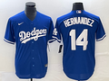 Men's Los Angeles Dodgers Enrique Hernandez Blue Replica Baseball Jersey