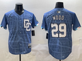 Men's Washington Nationals James Wood Blue 2025 City Connect Limited Player Jersey
