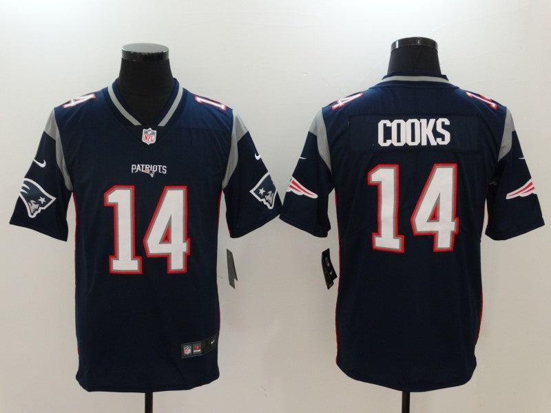 Men's New England Patriots Brandin Cooks Navy Game Player Jersey