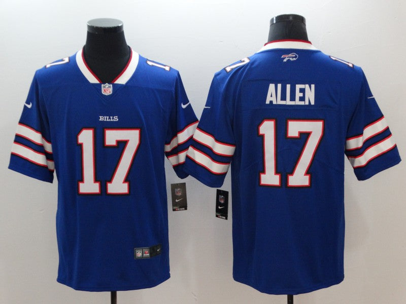 Men's Buffalo Bills Josh Allen Blue Team Game Player Jersey