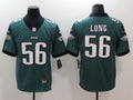 Men's Philadelphia Eagles Chris Long Midnight Green Game Jersey