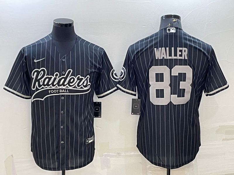 Men's Las Vegas Raiders Darren Waller Black Player Jersey Joint Edition