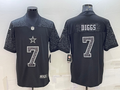 Men's Dallas Cowboys Trevon Diggs Black RFLCTV Limited Jersey