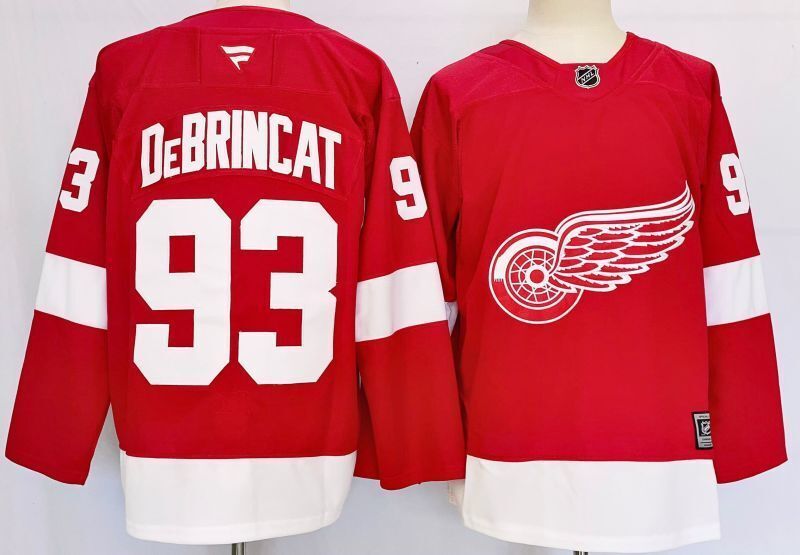 Men's Detroit Red Wings Alex DeBrincat Fanatics Red Breakaway Jersey