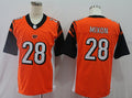 Men's Cincinnati Bengals Joe Mixon Orange Game Jersey