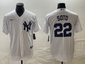 Men's New York Yankees Juan Soto White Home Replica Player Jersey