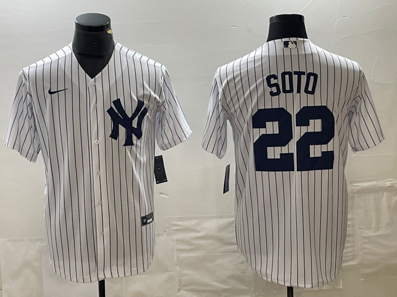 Men's New York Yankees Juan Soto White Home Replica Player Jersey