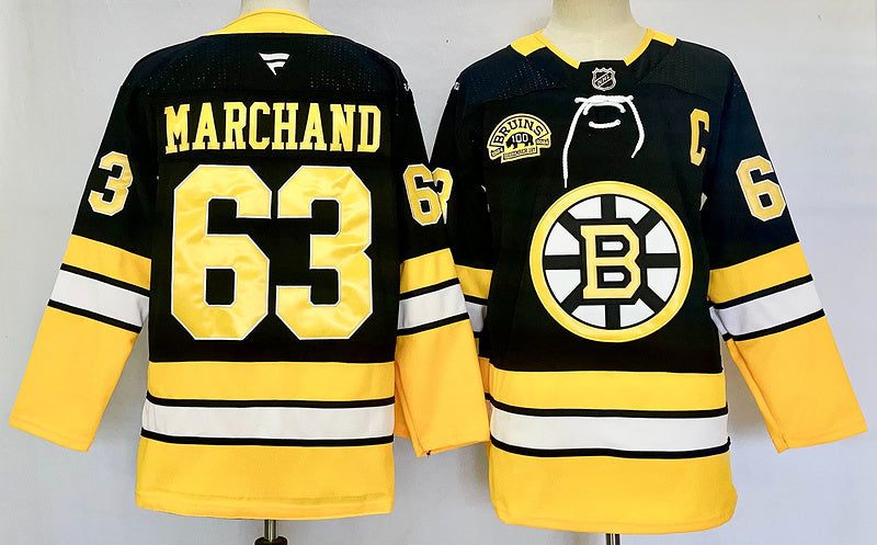 Men's Boston Bruins Brad Marchand Black Jersey