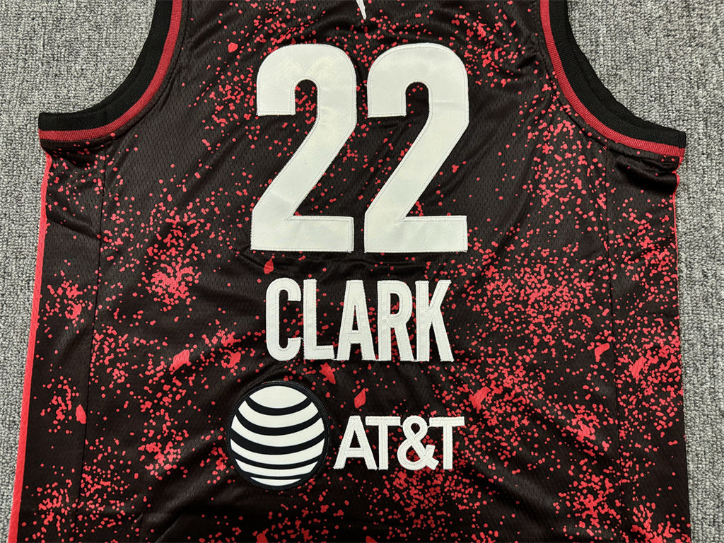 Men's Indiana Fever Caitlin Clark Red/Black Basketball Jersey