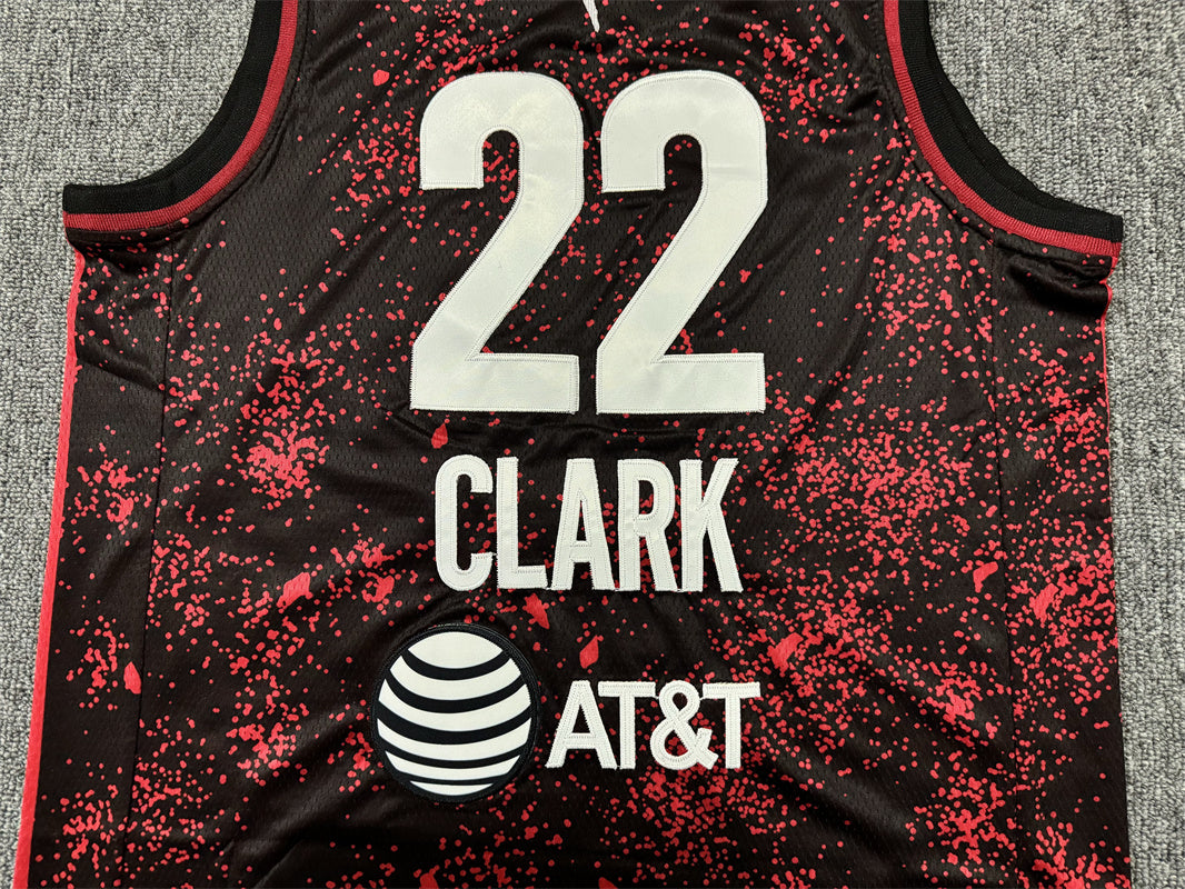 Men's Indiana Fever Caitlin Clark Red/Black Basketball Jersey