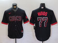 Men's Cincinnati Reds Rece Hinds Black City Connect Replica Player Jersey
