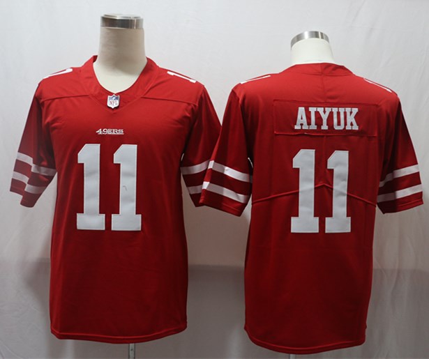 Men's San Francisco 49ers Brandon Aiyuk Red Game Jersey