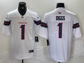 Men's Houston Texans Stefon Diggs White Game Jersey