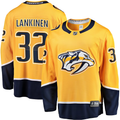 Men's Nashville Predators Kevin Lankinen Gold Home Breakaway Player Jersey