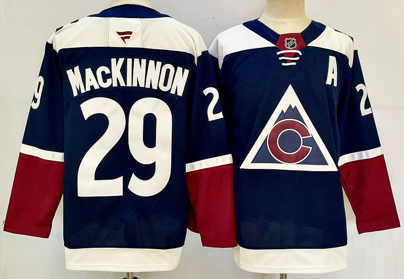 Men's Colorado Avalanche Nathan MacKinnon Fanatics Navy Player Jersey