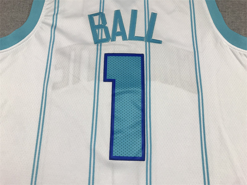 Men's Charlotte Hornets LaMelo Ball White 2022/23 Swingman Jersey - Association Edition