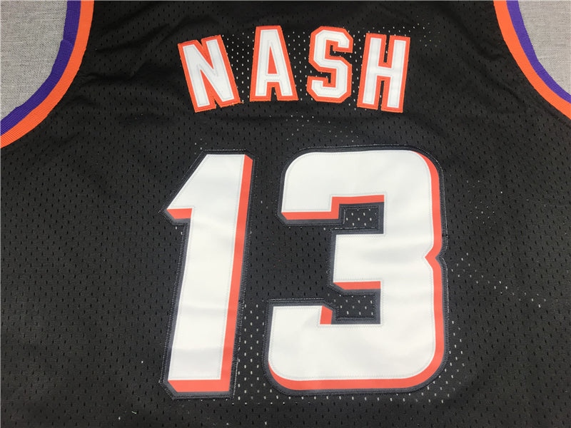 Men's Phoenix Suns Steve Nash Black 1996-97 Hardwood Classics Swingman Jersey