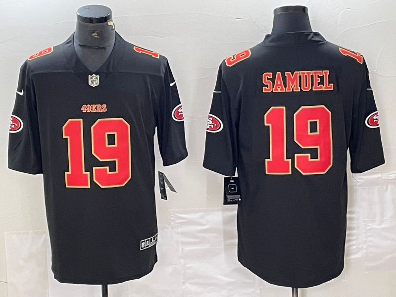 Men's San Francisco 49ers Deebo Samuel Black Fashion Game Jersey