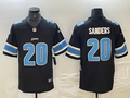 Men's Detroit Lions Barry Sanders Black Replica Player Jersey