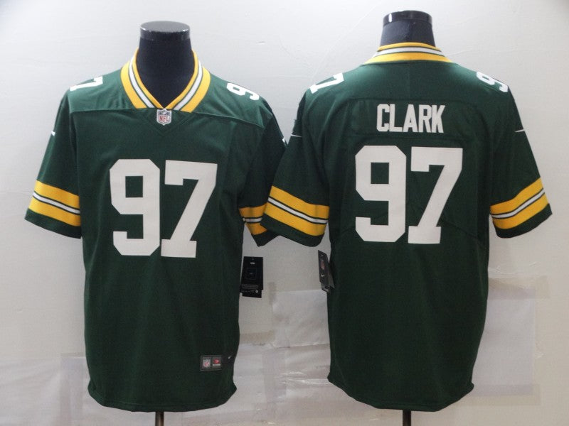 Men's Green Bay Packers Kenny Clark Green Game Jersey